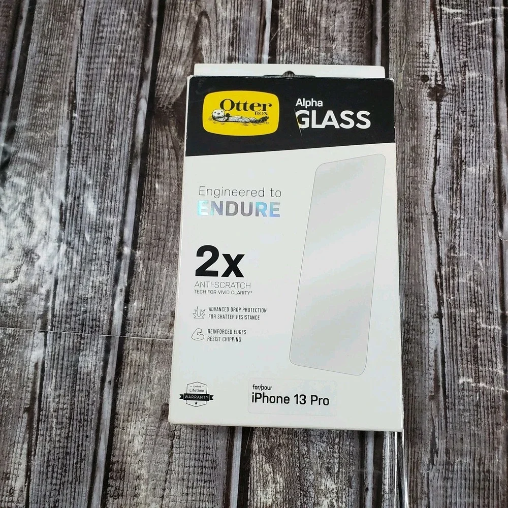 OtterBox Alpha Glass Screen Protector 2x Anti- Scratch For Apple iPhone 13 Pro